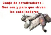 Canje de catalizadores - Qué son y para qué sirven los catalizadores